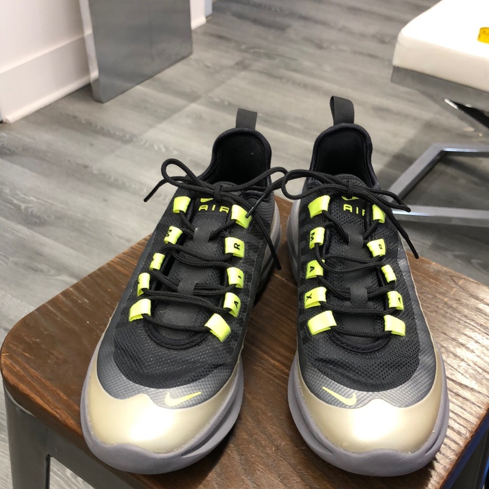 Nike Air Black and Gold Sneakers